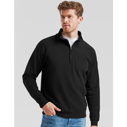 62114 Classic Zip Neck Sweat