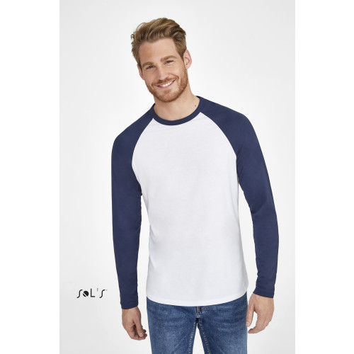 FUNKY LSL Men's 2 Colour Long Sleeves T-Shirt 02942 on CLEARANCE