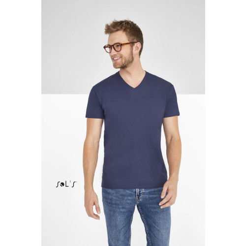 Men's v neck cotton t shirts sale