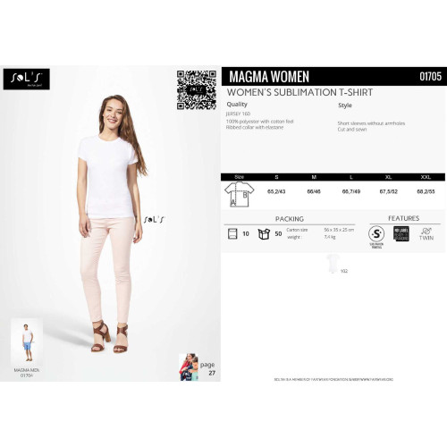 MAGMA WOMEN WHITE XXL