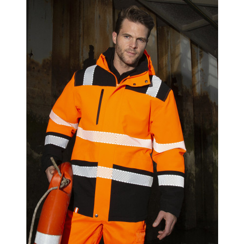 R475 Printable Softshell Safety Coat