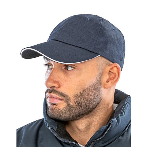 RC038 Herringbone Cap With Sandwich Peak