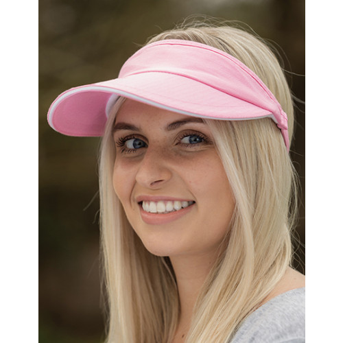 RC048 Herringbone Sun Visor With Sandwich Peak