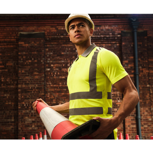 TRS271 HI-VIS PRO CONTRACT POLO