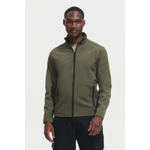 01195 SOL'S RACE MEN SOFT SHELL ZIP JACKET 280g