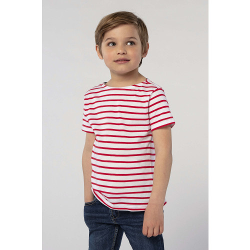 01400 SOL'S MILES KIDS STRIPED T-SHIRT JERSEY 150