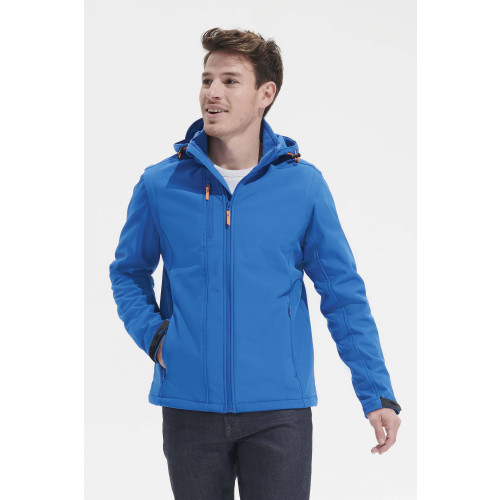 01647 SOL'S TRANSFORMER SOFTSHELL JACKET WITH REMOVABLE HOOD AND SLEEVES