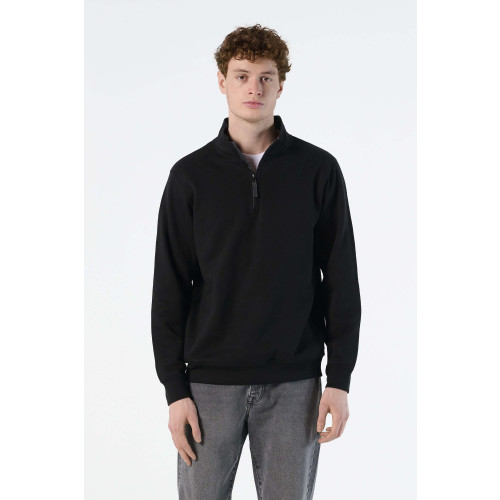 STAN 02088 MEN'S ZIP HIGH COLLAR SWEAT 260gsm