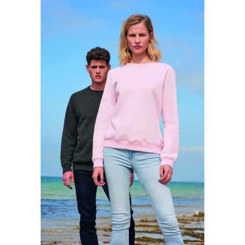 Men's pink clearance crew neck sweatshirt