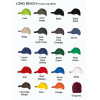 LONG BEACH 00594 FIVE PANEL CAP TWILL 260