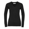 710F Ladies´ V-Neck Knitted Pullover