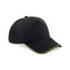 BB25C Authentic 5 Panel Cap Piped Peak