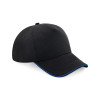 BB25C Authentic 5 Panel Cap Piped Peak