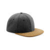 Beechfield Suede Peak Snapback Cap