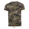 01188 SOL'S CAMO MEN'S T-SHIRT Jersey 150gsm