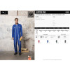 80901 SOL'S JUPITER PRO WORKWEAR OVERALL WITH DOUBLE ZIP POLYCOTTON 240