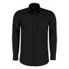 KK142 Men´s Tailored Fit Poplin Shirt Long Sleeve Kustom Kit