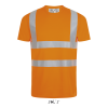 T-SHIRT WITH HIGH VISIBILITY STRIPS - 01721