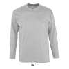 MONARCH 11420 MEN'S ROUND COLLAR LONG SLEEVE T-SHIRT