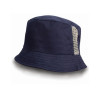 RC045 Deluxe Washed Cotton Bucket Hat With Side Mesh Panels