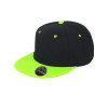 RC082 Snapback Dual Colour Flatpeak Cap