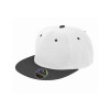 RC082 Snapback Dual Colour Flatpeak Cap