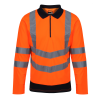 TRS192 Pro Hi-Vis Long Sleeve Polo