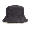 03998 SOL'S BUCKET 2IN1 REVERSIBLE SHERPA AND VELVET BUCKET HAT Velvet/sherpa 420