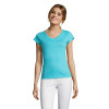 MOON 11388 WOMEN'S V-NECK T-SHIRT Jersey 150