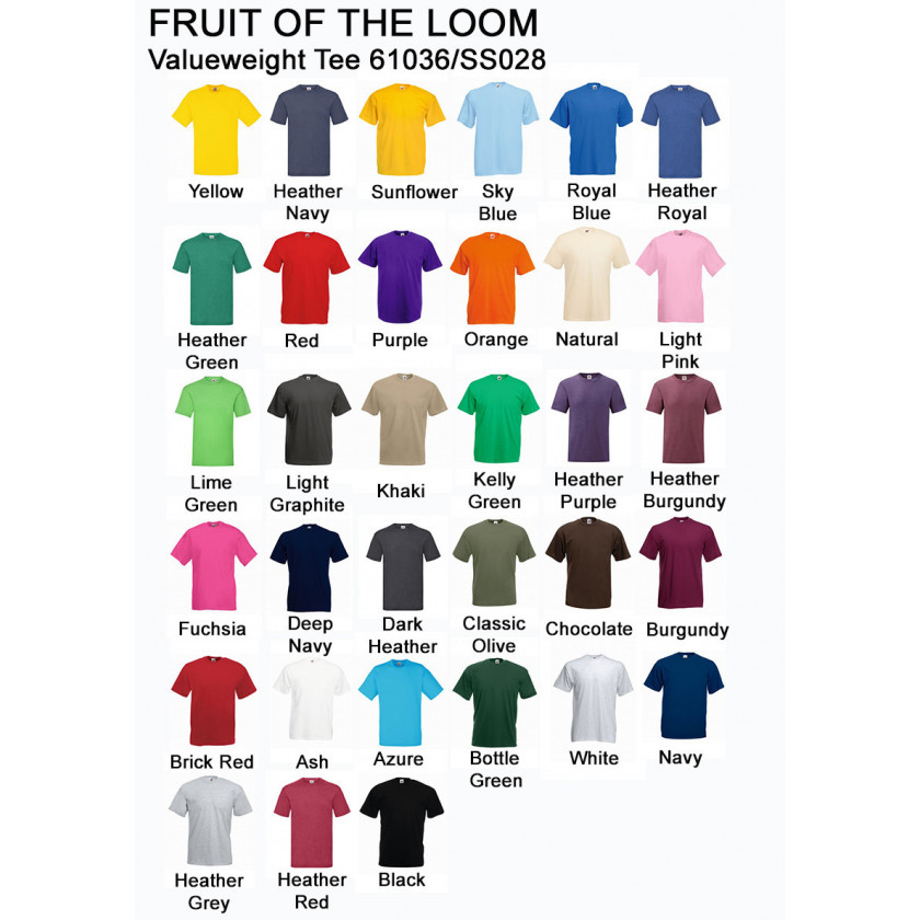 Caramba - Fruit of the Loom Valueweight Tee shirt